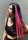Yan Çıt Çıt Postiş / Ombre iki Renkli / 50 Cm