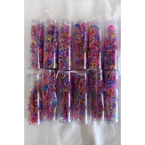12li Karışık Renk Perma Lastik Toka Set
