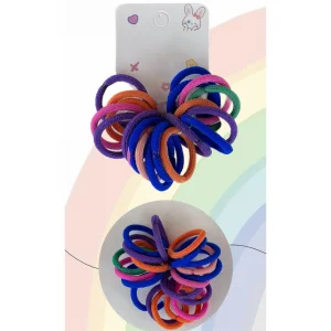 Karışık Renk Lastik Toka Set (Küçük Boy)