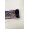 Çok Renkli Simli Yan Çıtçıtlı Postiş Hair Tinsel Shiny Hair (50 Cm)