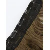 Isıya Dayanıklı Yarımay Çıt Çıt Saç Kahve Sarı Ombre / Dalgalı / 60 Cm / 110 Gr / HT2T27