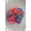Karışık Renk Lastik Toka Set (Küçük Boy)