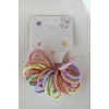 Karışık Renk Lastik Toka Set (Küçük Boy)