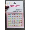 Vücut Ve Yüz Taşı/ Karışık Renk Taşlı Sticker