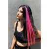 Yan Çıt Çıt Postiş / Ombre iki Renkli / 50 Cm