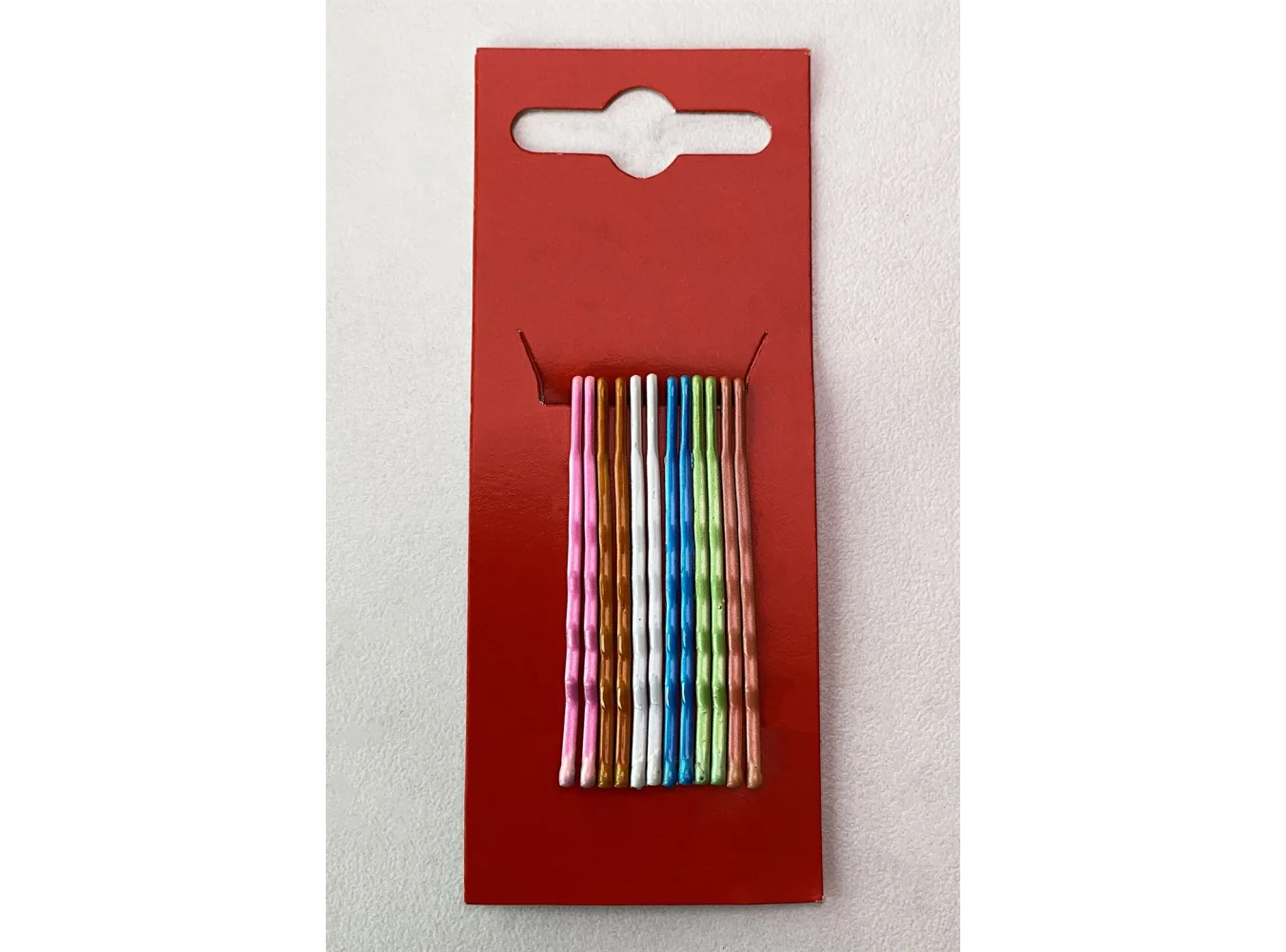 6 Çift Karışık Renk Tel Toka Set