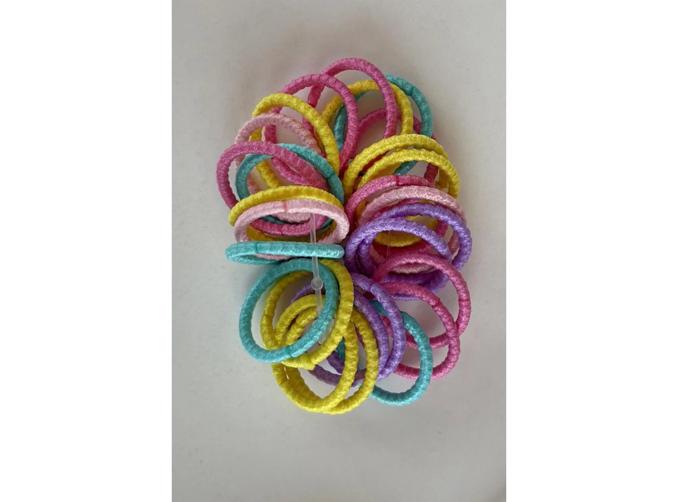 Karışık Renk Lastik Toka Set (Küçük Boy)