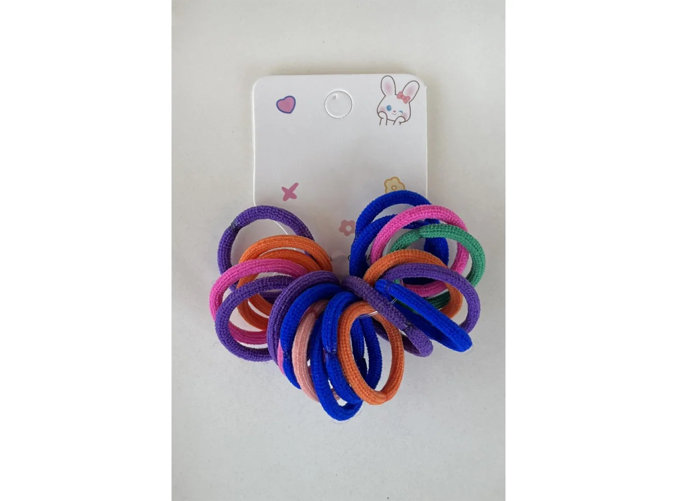 Karışık Renk Lastik Toka Set (Küçük Boy)