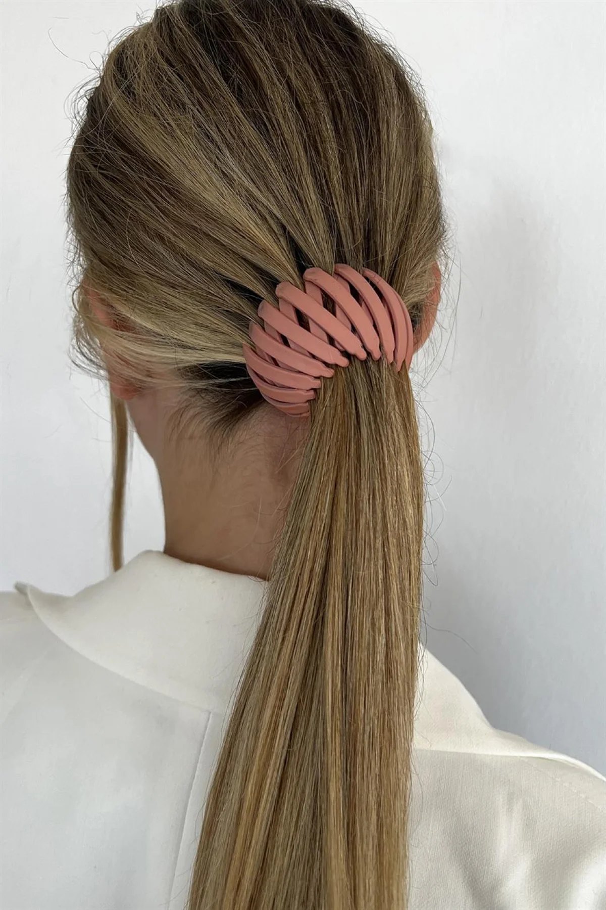 Pembe Renk Mat Saç Aparatı