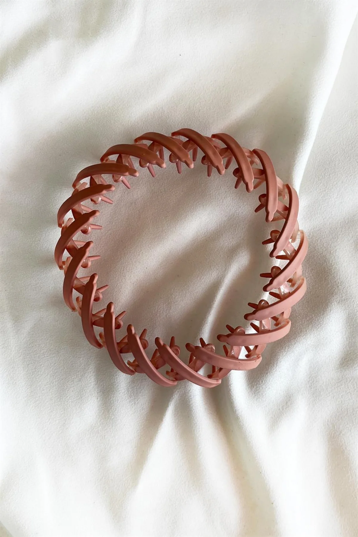 Pembe Renk Mat Saç Aparatı