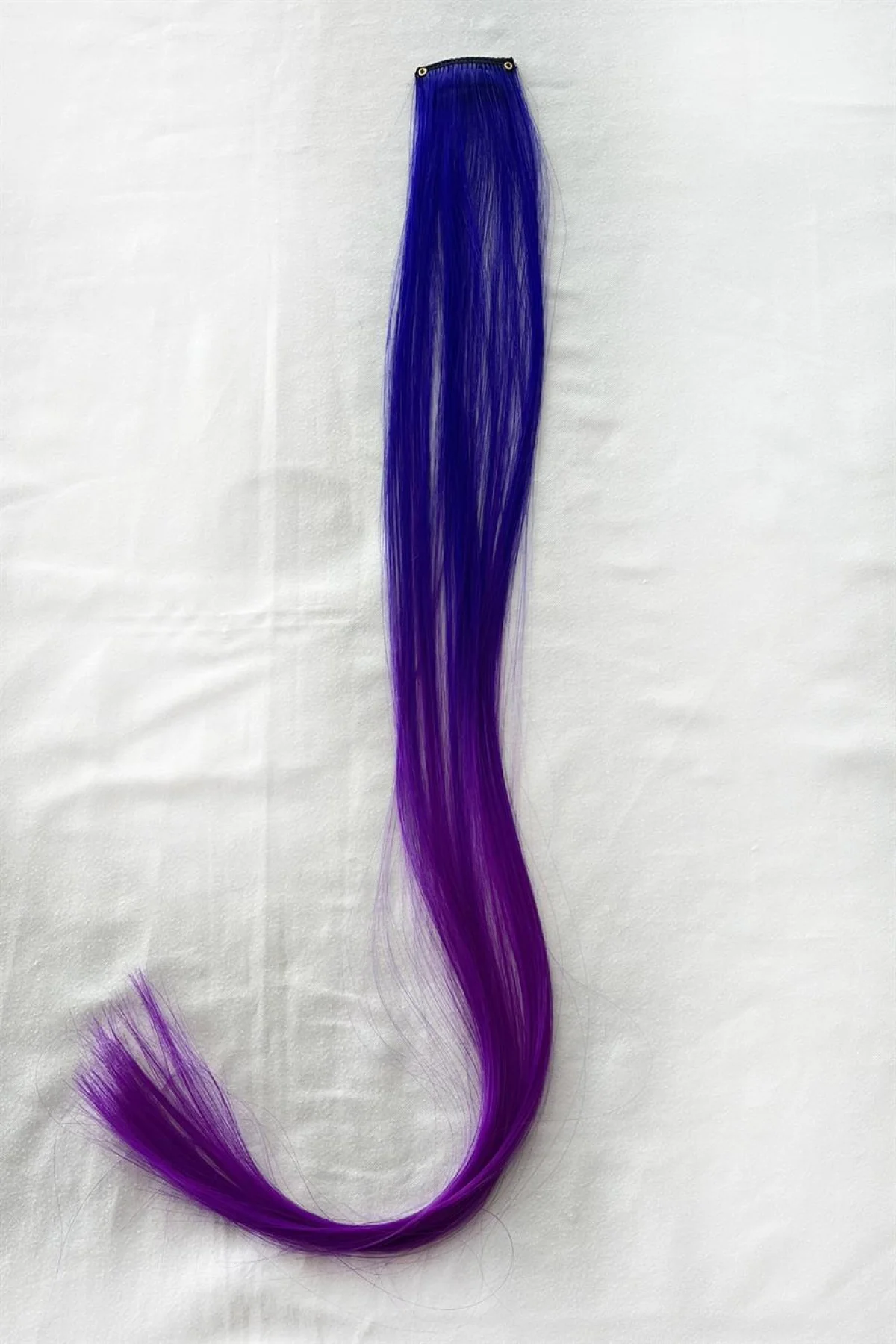 Yan Çıt Çıt Postiş / 2 Renk Ombre / 50 Cm