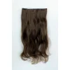 Isıya Dayanıklı Yarımay Çıt Çıt Saç - SH6D- Fındık Kahve - Dalgalı - 60 Cm - 110 Gr (Pınar)