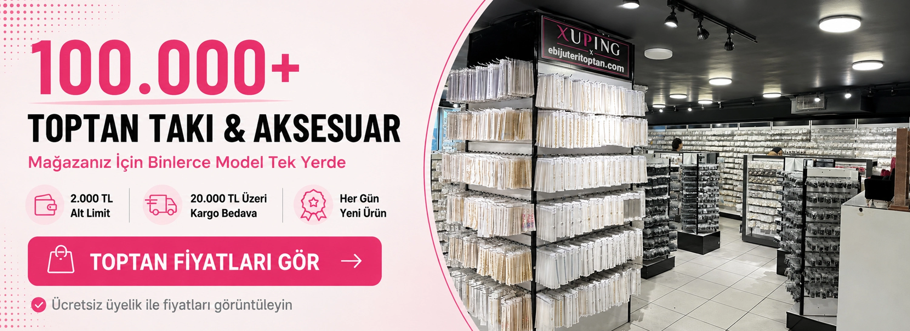 Toptan Takı ve Aksesuar – 100.000+ Ürün | EBijuteri Toptan
