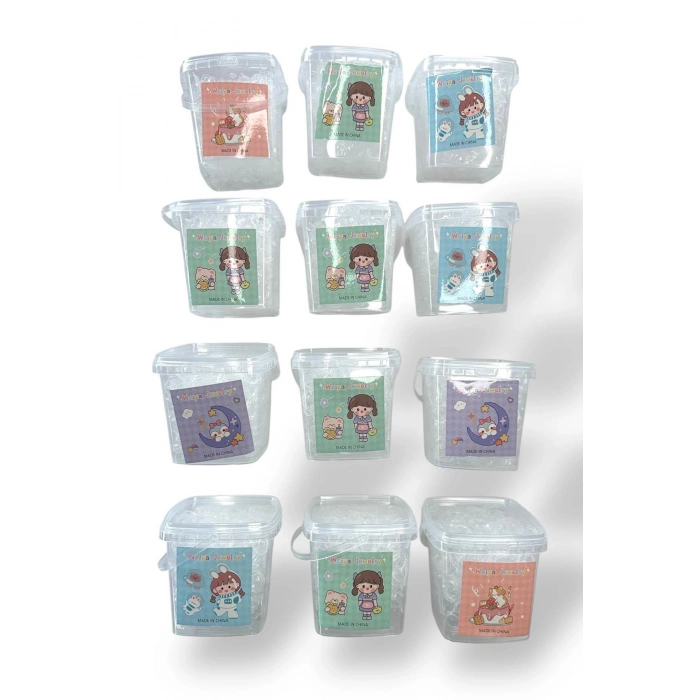 12li Şefaf Kutulu Lastik Toka Set