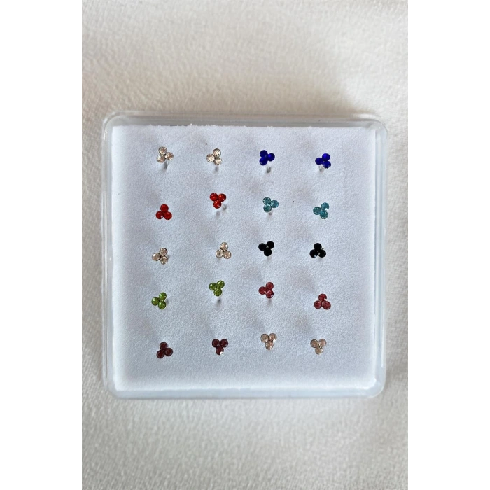 20li Gümüş Taş Detaylı Hızma Set