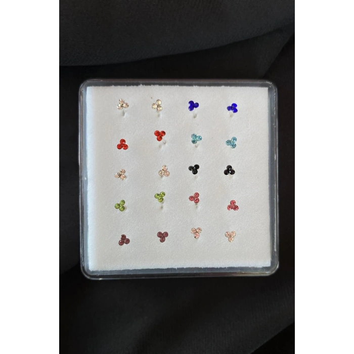 20li Gümüş Taş Detaylı Hızma Set