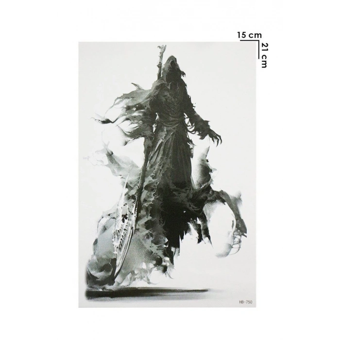 Geçici Azrail Dövme Tattoo