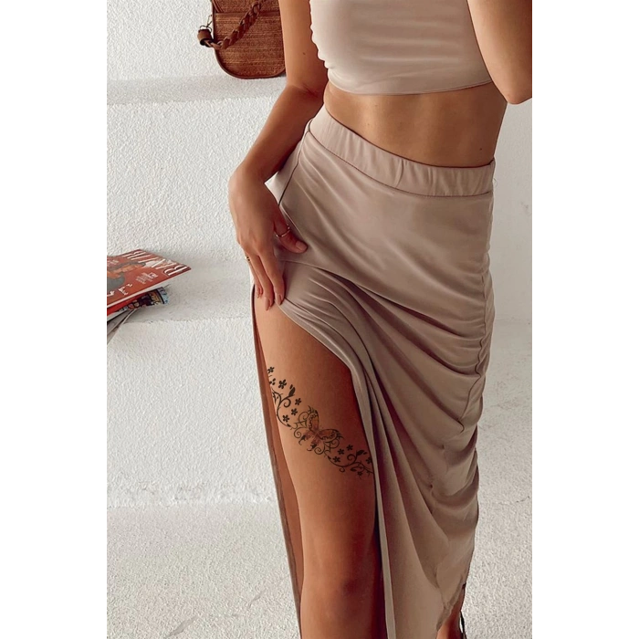 Geçici Bel ve Bacak Dövme Tattoo