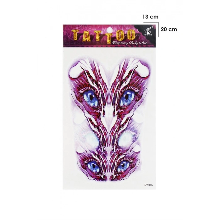 Geçici Göz Dövme Tattoo