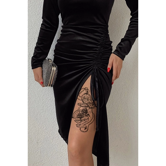 Gerçekçi Geçici Pusula ve Köstekli Saat Dövme Tattoo