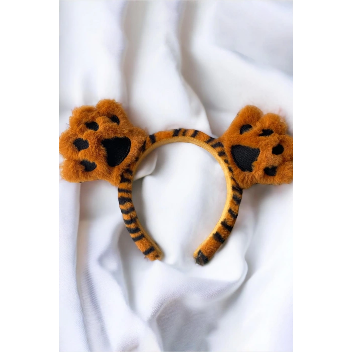 Kahverengi Pati Figürlü Peluş Taç