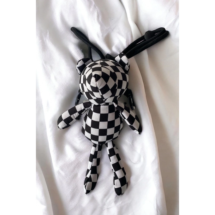 Karışık Renk Ayıcık Figürlü İpli Telefon Aksesuarı