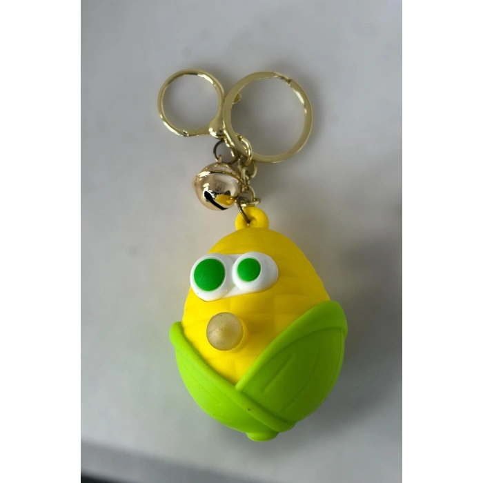 Sarı Ve Yeşil Renk Mısır Figürlü Anahtarlık