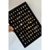100lü Karışık Renk Ayarlanabilir Stantlı Yüzük Set