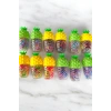 12li Karışık Renk Ananas Figürlü Perma Lastik Toka Set
