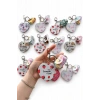12li Karışık Renk Ayna Set