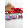 12li Karışık Renk Balon Figürlü Anahtarlık Set