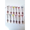 12li Karışık Renk Kelebek Figürlü Topuz Kalemi/ Tokası Set