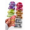 12li Karışık Renk Kemik Mandal Toka Set