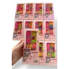 12li Karışık Renk Kutulu Lastik Toka Set