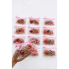 12li Karışık Renk Lastik Toka Set