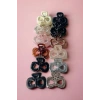 12li Karışık Renk Mandal Toka Set