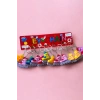 12li Karışık Renk Paten Figürlü Anahtarlık Set