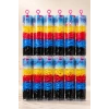 12li Karışık Renk Perma  Lastik Toka Set
