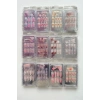 12li Karışık Renk Takma Tırnak Set