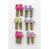 12li Karışık Renk Unicorn Figürlü Spiral Yaylı Toka Set
