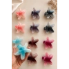 12li Karışık Renk Yıldız Figürlü Mandal Toka Set