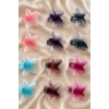 12li Karışık Renk Yıldız Figürlü Mandal Toka Set