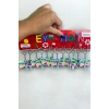 12li Karışık Renk Yusufçuk Figürlü Anahtarlık Set