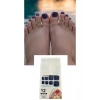 12li Lacivert Renk Takma Tırnak Set (Yapıştırıcılı)