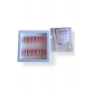 12li Pembe Renk Karışık Figürlü Jel Görünümlü Takma Tırnak Set (Yapıştırıcılı)