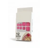12li Pembe Renk Takma Tırnak Set (Yapıştırıcılı)