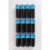 12li Siyah Renk Perma Lastik Toka Set