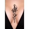 Geçici Kılıç Figürlü Dövme Tatto
