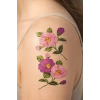 Geçici Çiçek Figürlü Dövme Tatto