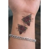 Geçici Çiçek Figürlü Dövme Tatto